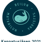 Reilun matkailun yhdistyksen kannatusjäsen 2021 logo